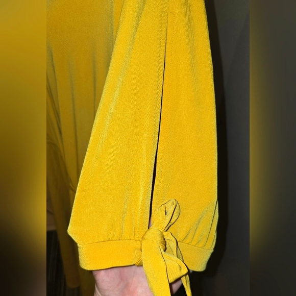 NWT Lane Bryant Mustard Plus Size Knee Length Dress 26/28 - Picture 7 of 10